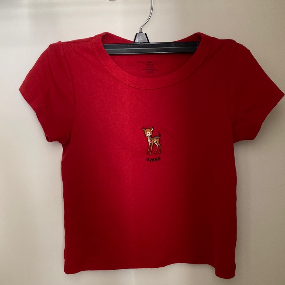 Brandy Melville Swiss crop top